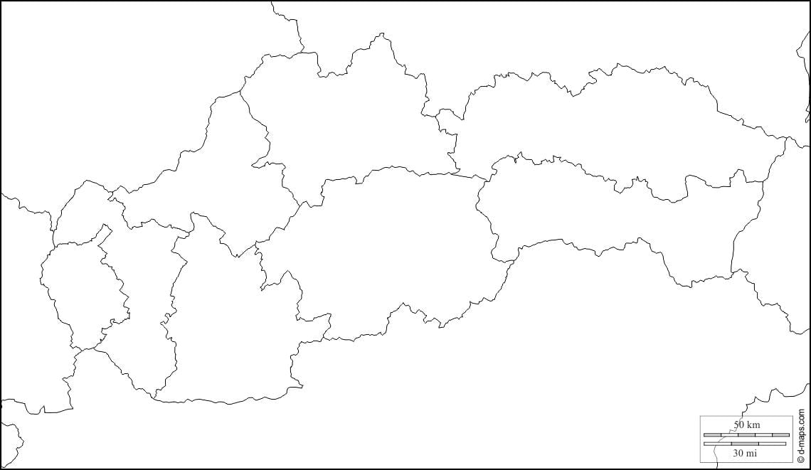 картица празан Словачкој